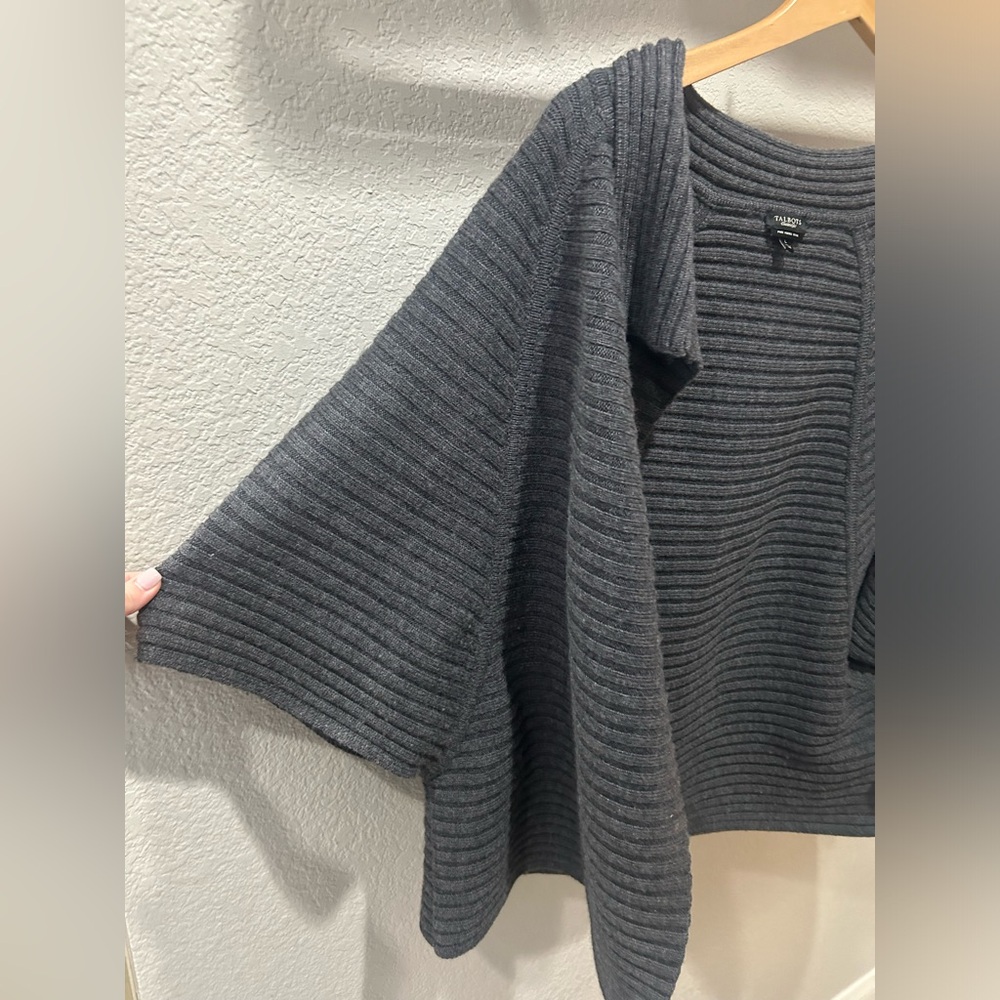 Talbots Ribbed Cardigan Sweater - Picture 4 of 5